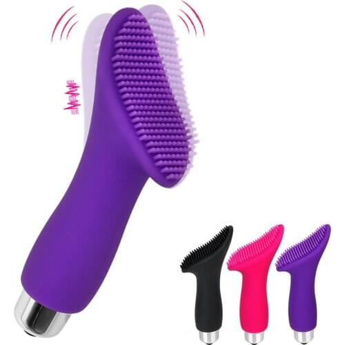 OLO Thorn Finger Vibrator Brush Vibrator Vaginal Clitoris Stimulator G-spot Massage Sex Toys for Women AV Stick Erotic Toy