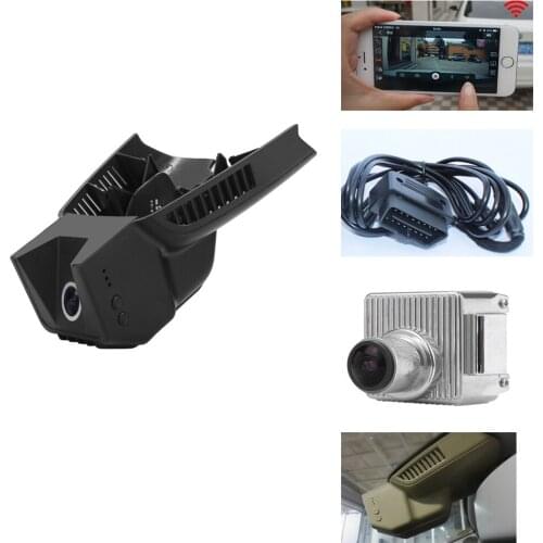 PLUSOBD For Mercedes Benz C E W204 W212 Special DVR OEM Style Hidden Design Full HD 1080P Car Camera With WIFI Android IOS App