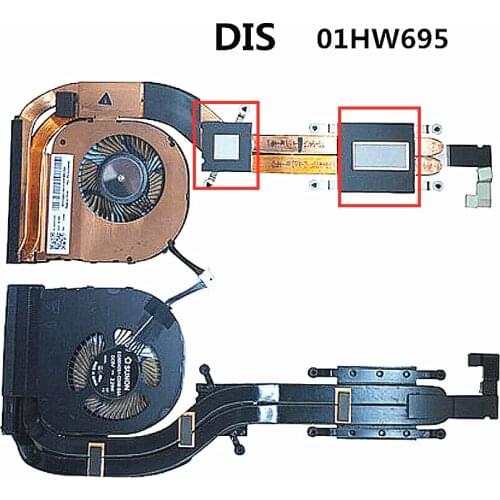 New Original Laptop/Notebook CPU cooling Radiator Heatsink&Fan for Lenovo Thinkpad T480S 01HW695 01HW699 AT16Q002SS0
