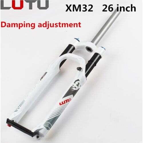 LUTU MTB Fork Damping Adjustment Mountain Bike Gas Front Forks Disc Brake Suspension 26/27.5/29 inches Bicycle Parts
