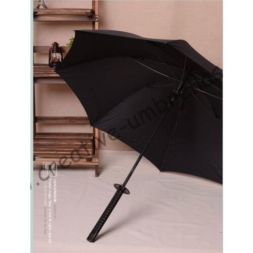 Samurai sword handle,katana mini golf umbrella Wolverine auto open mantis feet windproof anti-thunder fiberglass knight outdoor