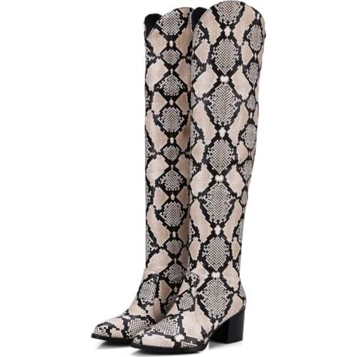 Big Size 10 - thigh high boots knee high boots over the knee boots women ladies boots shoes woman winter boots women