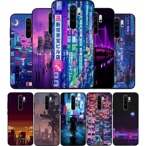 Silicone Cover Art Pixel Aesthetic Black TPU Soft Phone Case For Redmi 4A 4X 7A 5 Plus 6 Pro NOTE 9 7 8 5 Pro 4 6