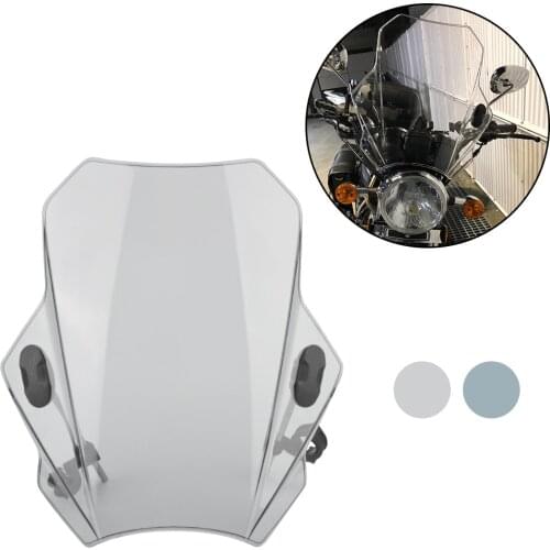 Universal Motorcycle Windscreen Pit Dirt Bike Wind Deflector Accessories For BMW Honda Suzuki MT07 MT09 R1 R3 CBR600RR CB1000R
