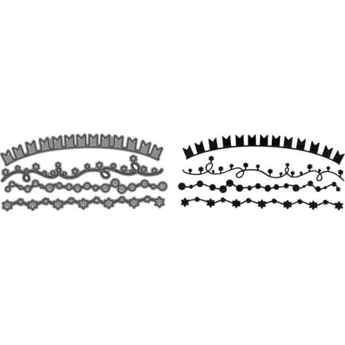 Cutting Dies Bead Curtain Decoration Light Bulb Stars Festival For DIY Scrapbooking Embossing Album Paper Cards Dies 2021New