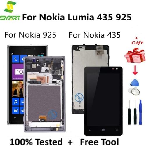 LCD Screen For Nokia Lumia 435 925 LCD Screen Display Assembly Digitizerframe For Nokia Lumia 435 925 Touch Screen