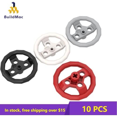10PCS MOC Bricks 2741 large steering wheel ldd 2741 For Building Blocks Parts DIY Construction Classic Brand gift