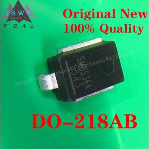10 pcs SM8S36A ESD suppressor/TVS diode 8W, 36V, 5%, UNIDIR, SM8S DO-218AB-2 hqd