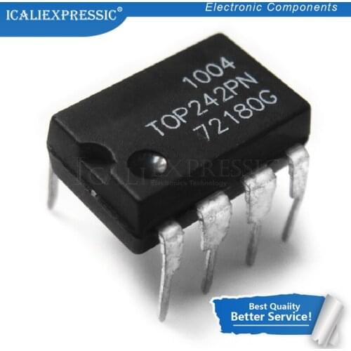 10PCS TOP242PN DIP-7 TOP242 DIP TOP242P DIP