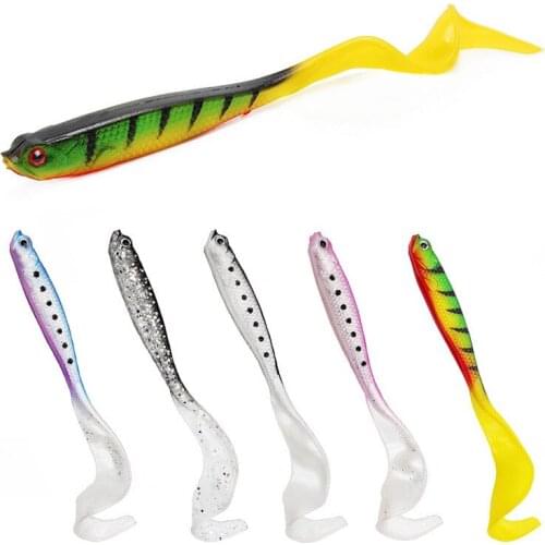 4pcs 12cm 6g Soft Baits Fishing Lure Wobblers Iscas Artificiais Jig Swimbait Silicone Bait Carp Fishing Tackle Winter Soft Lure