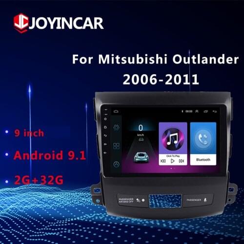 Android 9.1 Car Radio GPS Navigation WIFI BT Multimedia player For Mitsubishi Outlander xl 2 2006 2007-2011 2din touch screen