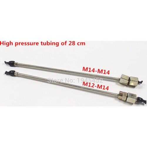 Free shipping and high quality.High pressure tubing of 28 cm,for Common rail diesel Injector nozzle validator,Interface tubing