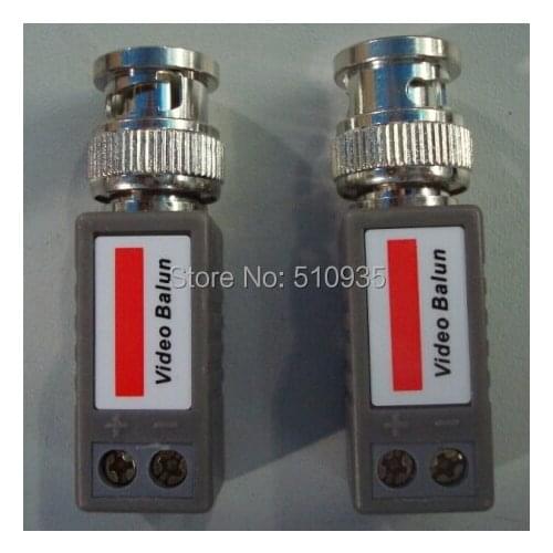 CJ-202E Single Channel Passive Video Balun UTP Balun BNC Lightning Protection and Anti-interference Three Group Coil 10pairs/Lot