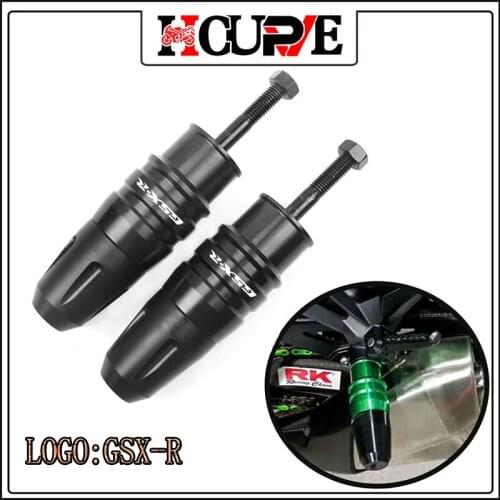 Motorcycle CNC Frame Crash Pads Exhaust Sliders Crash Protector For SUZUKI GSX-R600 GSX-R750 GSX-R1000 GSXR 600 750 1000 GSX-R