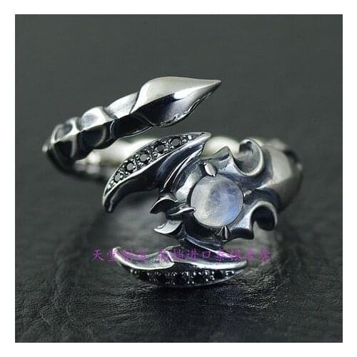 Thailand import scorpion modelling opening 925 sterling silver ring
