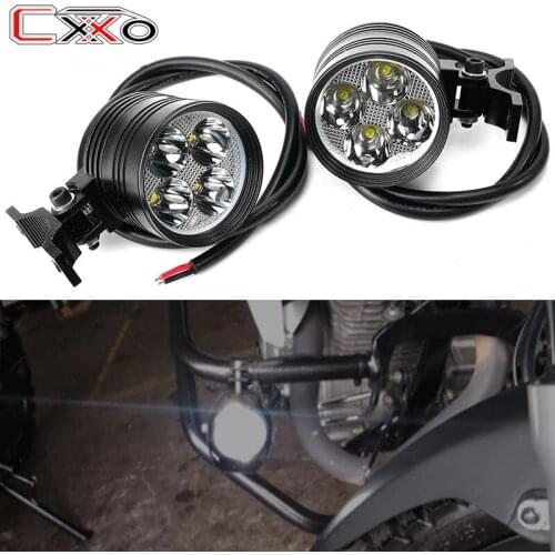 Motorcycle White headlights auxiliary lamp 12V LED spot head lights For HONDA X-ADV 300 750 1000 XADV NC750X NC750/X/S NC700/X