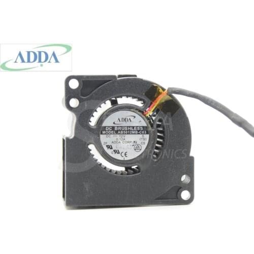 Original FOR ADDA AB5012MB-C03 Server Blower Fan DC12V 0.12A 50x50x20mm 3Wire 3Pin 50mm cooler