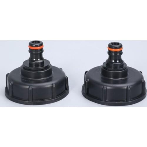 Durable plastic Quick connector Garden Irrigation Pipe Connection Tools S60*6 Thread IBC Tank Adapter 1PCS