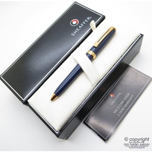 Sheaffer Cobalt Blue Rose Gold Prelude Ballpoint Pen | İsme Special Pen