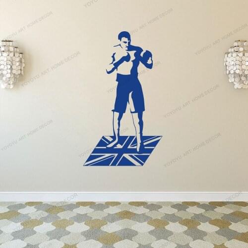 Sports Room British Boxer Extreme Sticker Art Vinyl Fashion Modern Decal Ornament Mural Removeable Poster Beautiful CX1202