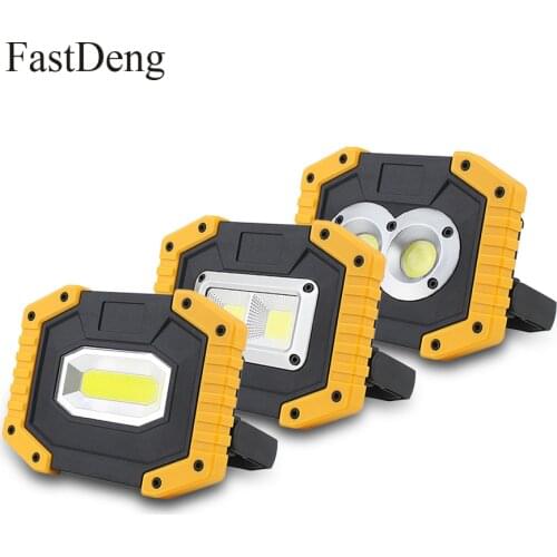 20W COB Work Lamp LED Portable Lantern Waterproof 3-Mode Emergency Portable Spotlight Rechargeable Floodlight for Camping Light