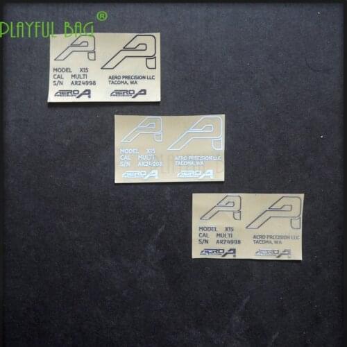 Light sticker aero for M4 water bomb metal sticker kam Ming 8 modified fitting scar Lu 416 new will g36 singularity L37