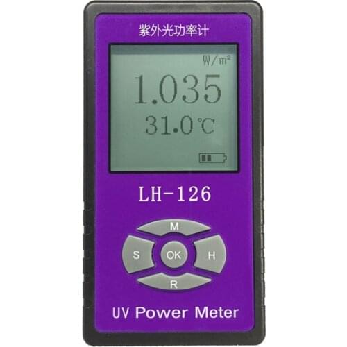 UV Power Meter Light Irradiance Tester Radiometer Transmittance blocking rate Solar Films Tester glass cloth