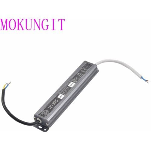 AC90~130V/170~250V to DC12V 50W 60W 120W 200W 300W IP67 Waterproof LED Driver Power Supply Transformer Black shell