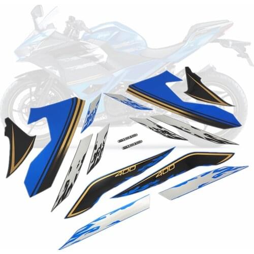 Motorcycle High Quality Applique For Ninja400 Fit Ninja 400 Bodywork Fairing Full Kit Decal Sticker ABS Decorative Protector