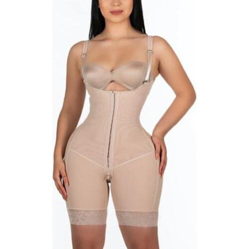 Female Ideal For Everyday Wear For High Compression Powernet Garment Thin Front Straps Abdomen Shaperwear