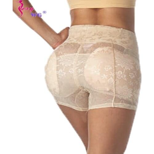 SEXYWG Womens Butt Lifter Tummy Control Panties High Waist Hip Padded Panty Body Shaper Thigh Slimmer Shapewear