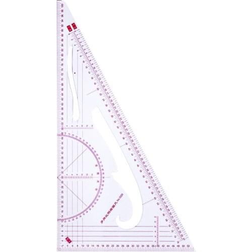 1Pcs Clothing 1: 3 1: 4 1: 5 Share 90 degrees Triangular scale ruler