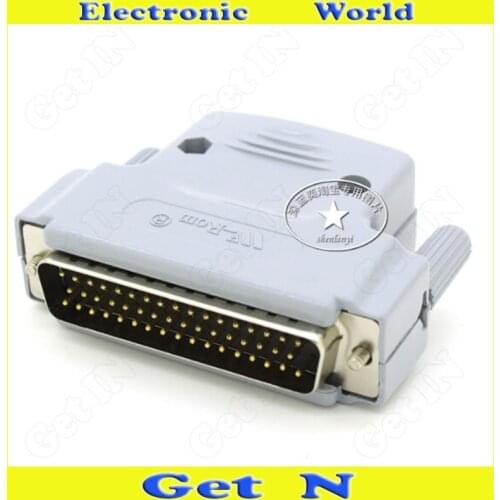 10pcs 50PIN Socket DB50 50PIN Plug Air Jack With Plastic Shell DDK Connector (please tell us which gerder you want)