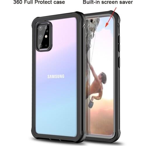 360 Full Protect Armor For Samsung Galaxy S20 Ultra Case Soft Clear Dustproof Cover For Galaxy S20 Plus Phone Cases Coque Funda