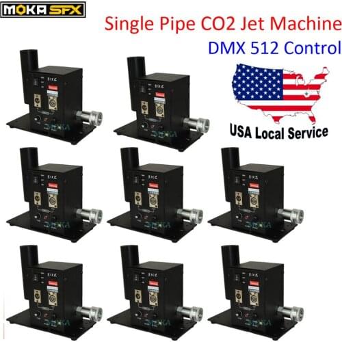 8Pcs/Lot Special Stage FX CO2 Jet Machine Stage Cryo CO2 Cannon Jet Machine With 6m hose MINI CO2 Jet Machine