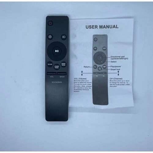 AH59-02759A ABS IR 433MH Remote Control for Samsung Sound Bar HW-MS650 HW-MS650/ZA HW-MS6500 HW-MS57C/ZA HW-MS57C/ZA HW-MS750/ZA