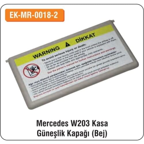 ALTEC Mercedes W203 For Case Sun Visor Cap (Beige) EK-MR-0018-2