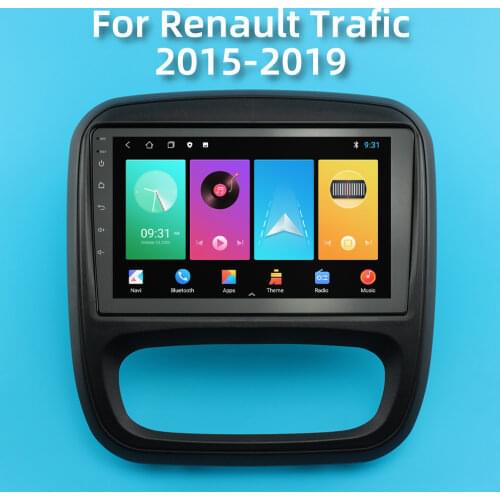 2 Din Android Car Radio Stereo for Renault Trafic 2015-2019 Autoradio GPS Navigation Car Multimedia Player Head Unit Audio Auto