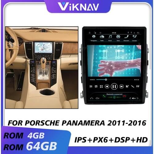 Android car radio for porsche panamera 2011 2012 2013 2014 2015 car audio vertical screen autoradio stereo video player