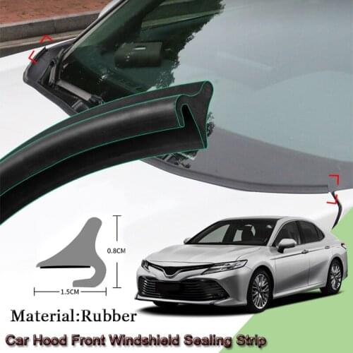 DIY Car Seal Strip Windshied Spoiler Filler Protect Edge Weatherstrip Strips Sticker Auto Accessories For Toyota Camry 2012-2020