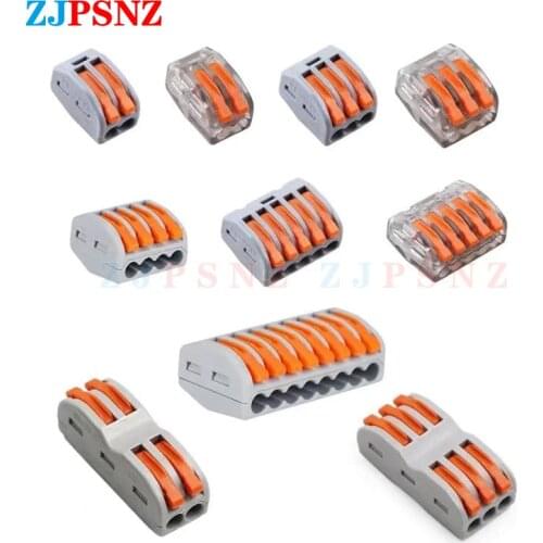 Quick Splitter 2 In 4/6 Out 3 In 6/9 Out Wires Connector Universal Wiring Cable Connector Push-in Conductors Terminal Block