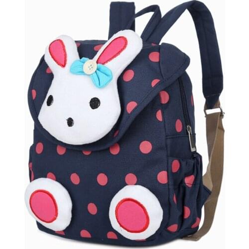 Cartoon Rabbit Baby Backpacks Kindergarten Schoolbag Kids Backpack Children School Bags Girls Boys Backpacks Mochila Infantil