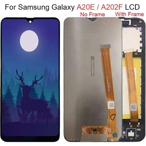 For Samsung Galaxy A20E A202 A202F A202DS LCD Display Touch Screen Digitizer Assembly Replacement 100% Tested