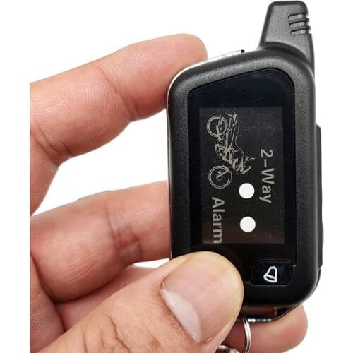 Two Way Motorcycle Alarm Starts With Remote Control For Moto lock Double-Sided Alarm System Theft Protection LED Display Warning