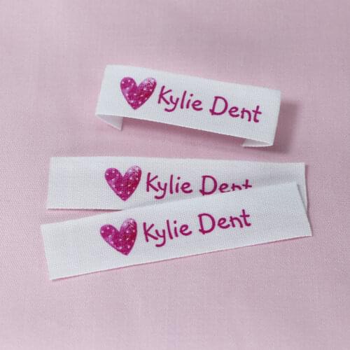 Custom Clothing Labels , Personalized Brand, Cotton printed Tags, Handmade label, Logo or Text, Watercolor Labels (FR053)