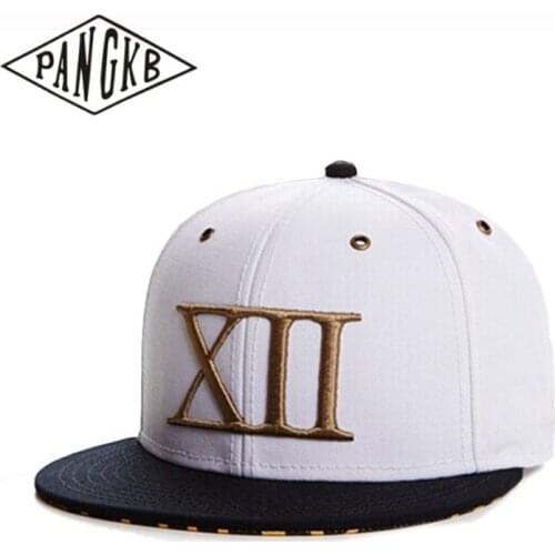 PANGKB Brand XII CAP white twelve hip hop snapback hat autumn for men women adult outdoor casual sun baseball cap bone