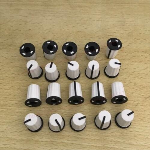 20PCS EQ Cap Equalizer Knob white / High School Bass Pot Knob Cap for Pioneer DJ MIXER DJM djm-2000 900 850 750 700 800