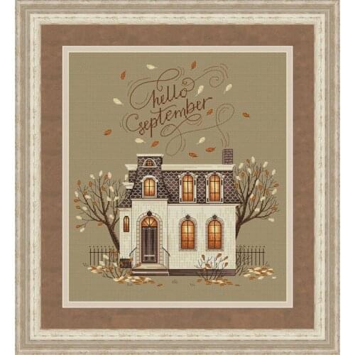 LINEN white house Decoration Home Decor New Arrival Craft Christmas Cross Stich Set Counted DIY Cross Stitch Kit Painting
