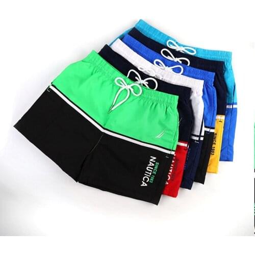 Mens Casual Shorts Summer Jogging Sports Fitness Running Shorts Beach Nautical Quick Dry Swimming Surf Shorts Swimming Trunks