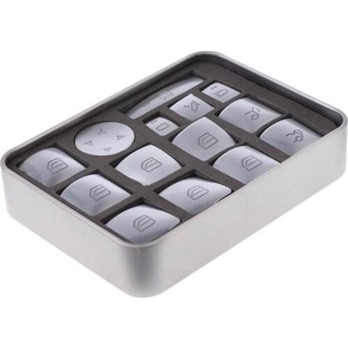 Car Window Glass Lift Button Sticker For Mercedes Benz B C E Gla Cla Glk Gl Ml Gle Class